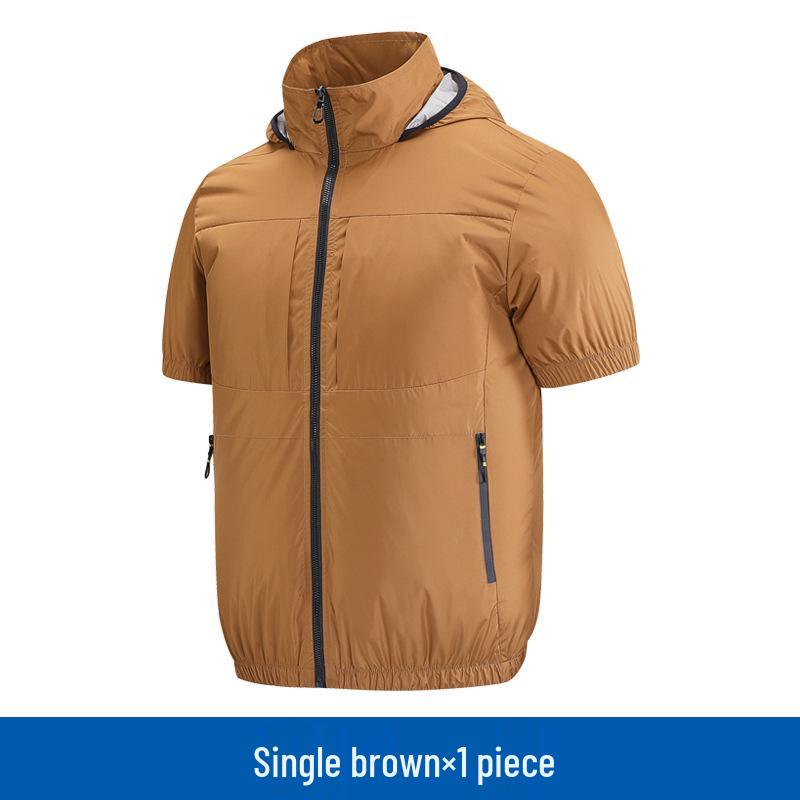 Summer Cooling Suit: High-Tech Fan Vest and Camouflage Fishing Vest for Men