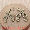 Bow Arrow Shaped Charms Pendant For Bracelet Necklace Jewelry Making Craft Findings