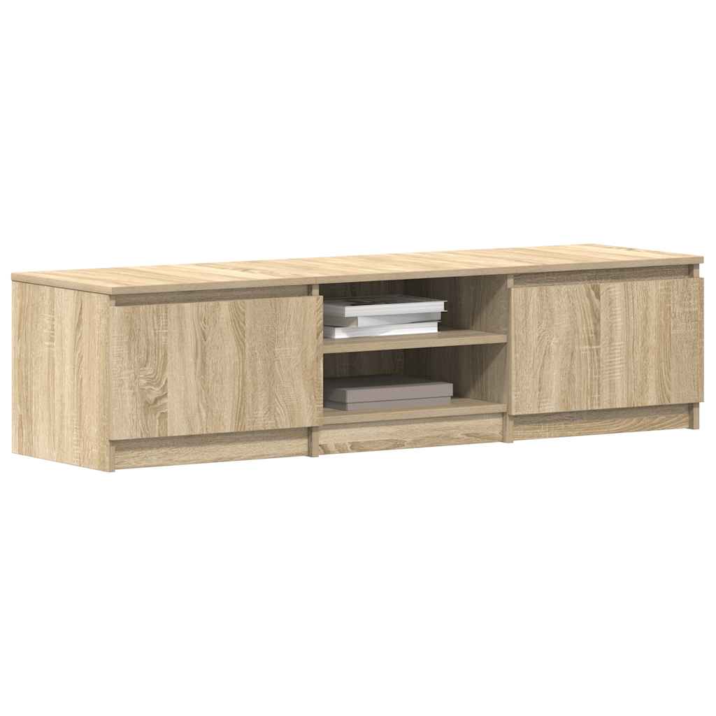 vidaXL TV-Schrank Sonoma-Eiche 140x40x35,5 cm Holzwerkstoff