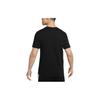 Jordan Logo Print Pullover Crew Neck Short Sleeve T-Shirt Men Tops Black DZ4518-010