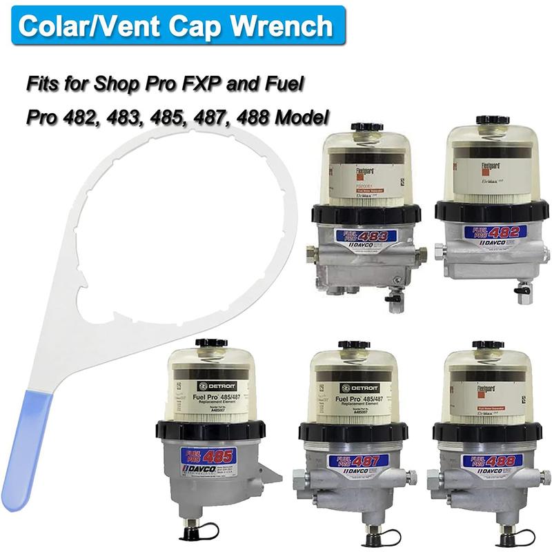 482017/380134 Fu-el Filter Collar/Vent Cap Wrench Filter Wrench Fu-el Filter Wrench Easy To Operate 8inch 482017