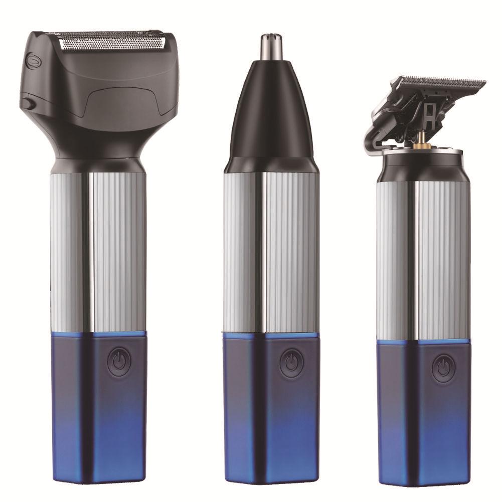Men's USB Rechargeable Multifunction Nose & Eyebrow Trimmer Set