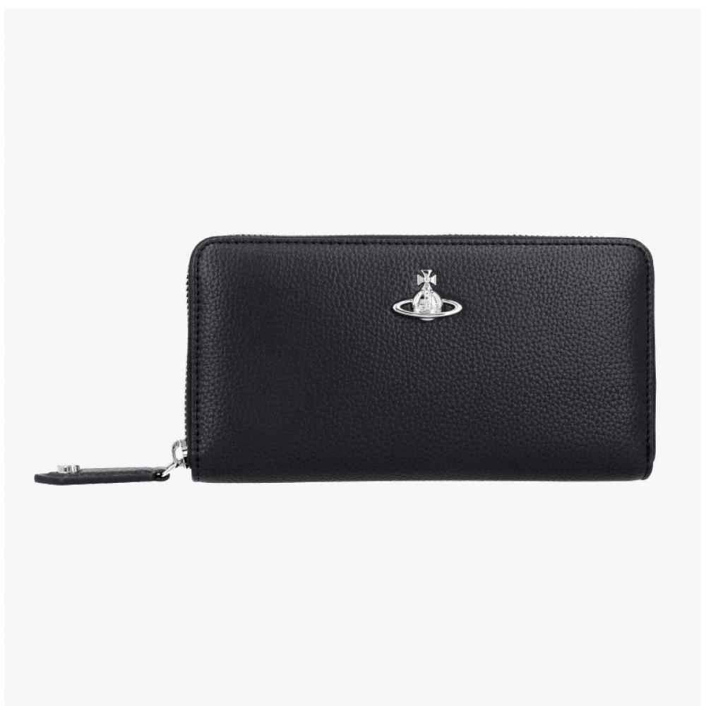 VivieNNe Westwood VegaN Bio GreeN GraiN Zip ArouNd LoNg Wallet 5106005bw S000d N