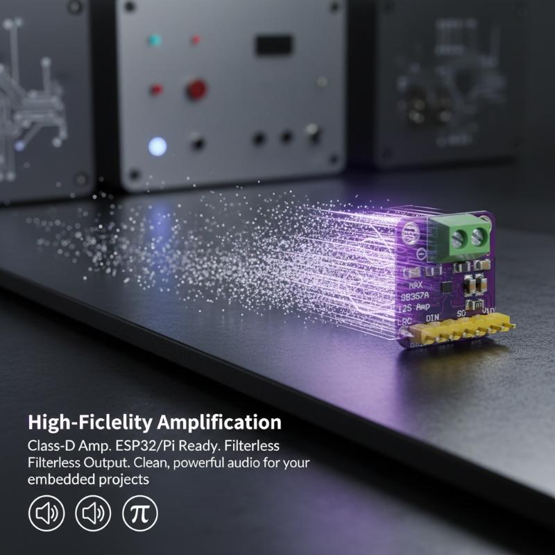 Modulo Amplificatore Classe D 3W I2S Max98357 – Dac Senza Filtro Per Progetti Audio Raspberry Pi E Esp32