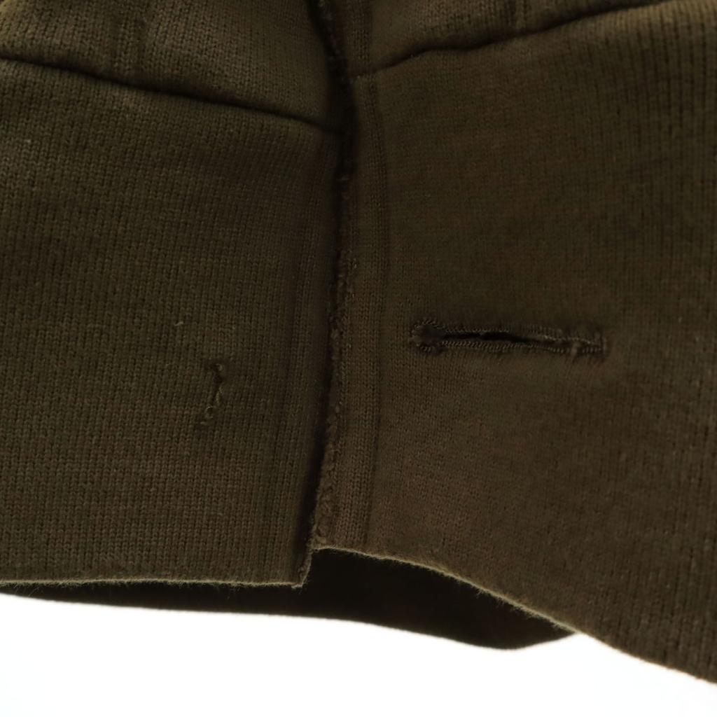 LIMI Feu Made In Japan Sweat Work Coat S Olive Youji Yamamoto Women Used