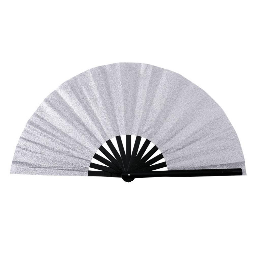 Handheld Performance Dance Fan Glitter Kung Fu Fan Creative Sparkling Folding Fan  Club