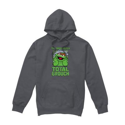 Sesame Street Unisex Adult This Dad Is A Total Oscar The Grouch Fathers Day Hoodie