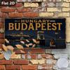2D Flat, for Decorative Use Only", 2D Flat Surface, 2D Flat Printing, 1pc, Vintage Sign, Decorative Plaque and Statue 30.48 cm ? 14.99 cm, Hungarian B