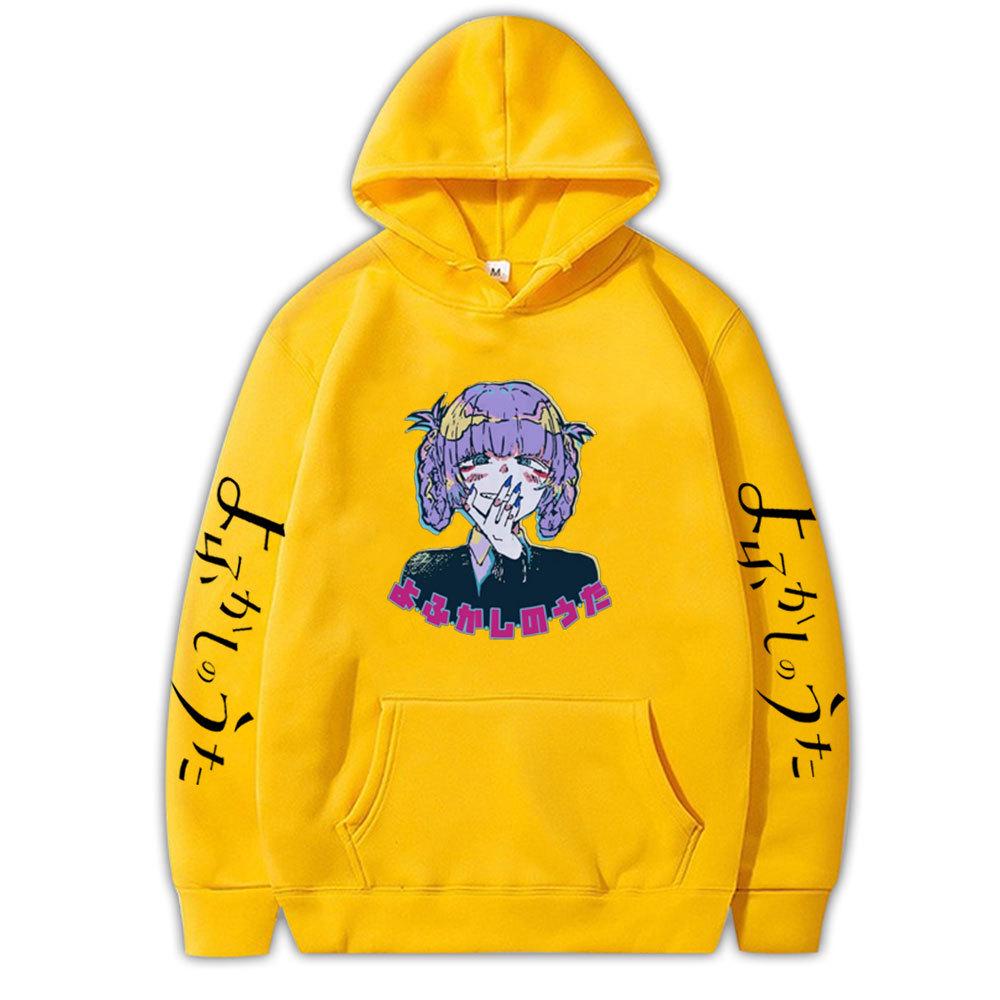2023 Autumn-Winter Anime Fashion Unisex Hooded Pullover Sweatshirt - Cartoon Style, Plus Size