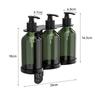 Plastic Manual Soap Dispenser Stainless Steel Pump Bottle Holder Wall Mounted Soap Dispenser  Hotel