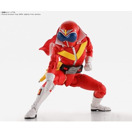TAMASHII NATIONS S.H.Figuarts (Real Bone Carving Technique) Himitsu Sentai Gorenger Akarenger Super Sentai 50th Anniversary Ver. (First Press Limited