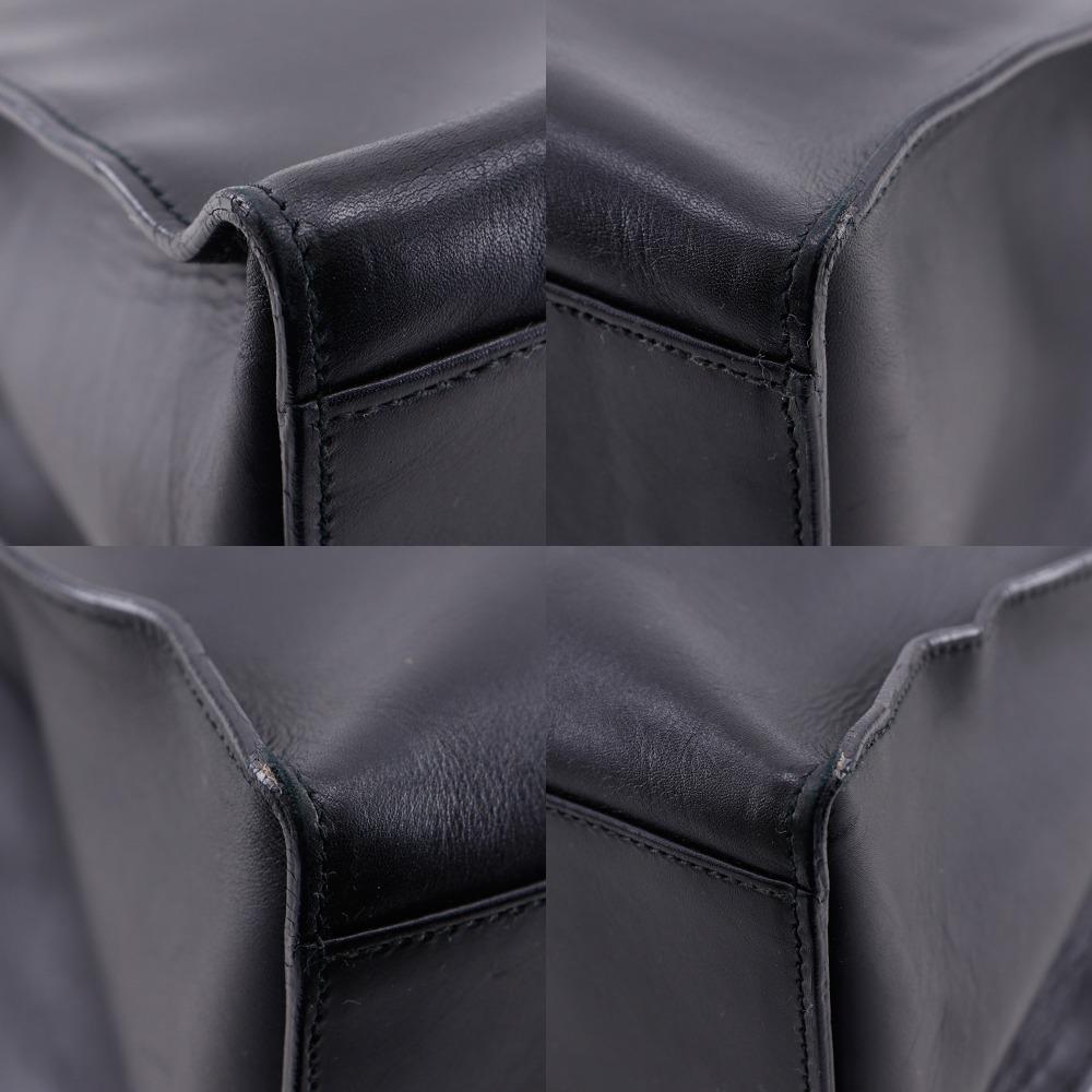 GUCCI Tote Bag Handbag 002.1025.002058 black Calfskin Women Used