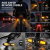 Remote Control Bike Turn Signal with Turn Signals LED MTB Rear Light  Safety Warning