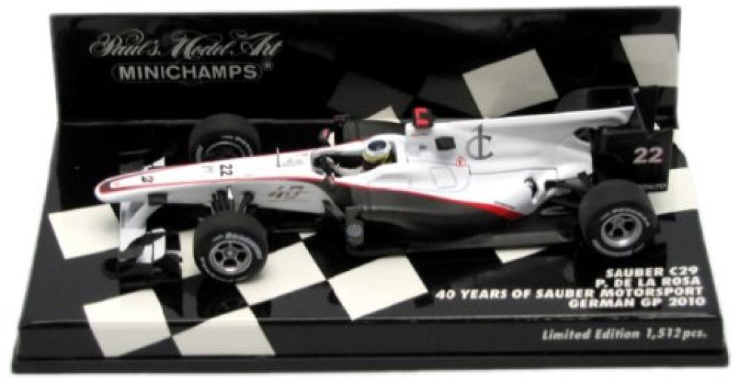

Sauber C29 de la Rosa GP Німеччини 40YEARS 2010 [MINICHAMPS] 1/43 P.