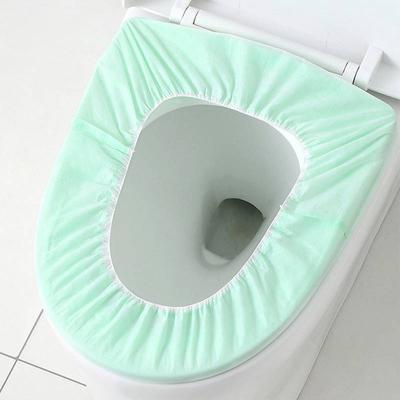 10Pcs Disposable Thickened Toilet Seat Cover Closestool Mat Camping Travel Hygienic Toilet Mats Pad