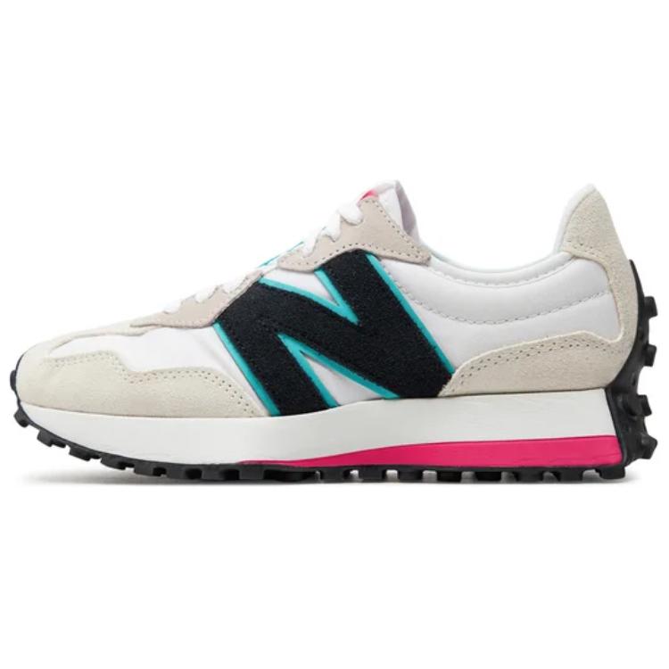 

New Balance 327 White Grey Black Light Pink Women s 36.5