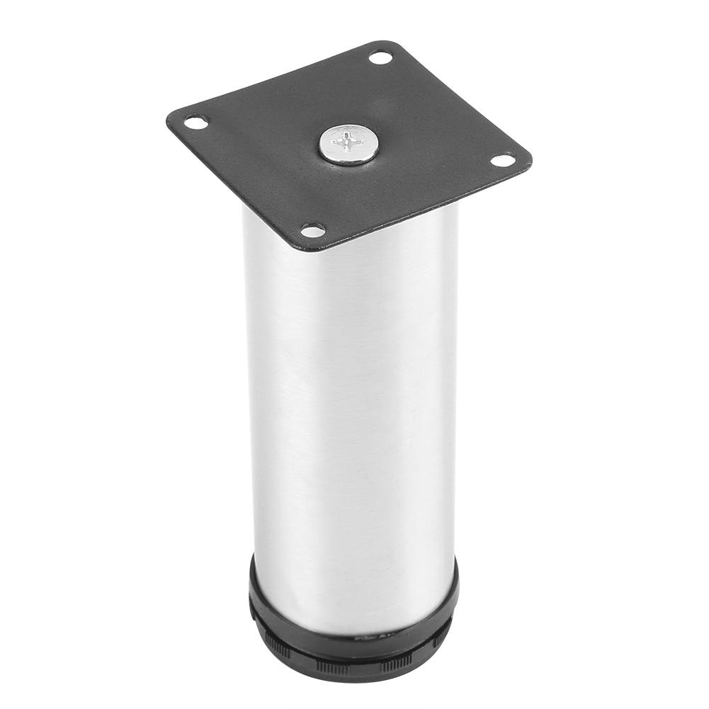 Stainless Steel Adjustable Home Kitchen Cabinets Table Shelf Feet Round Furniture Leg 50*150mm