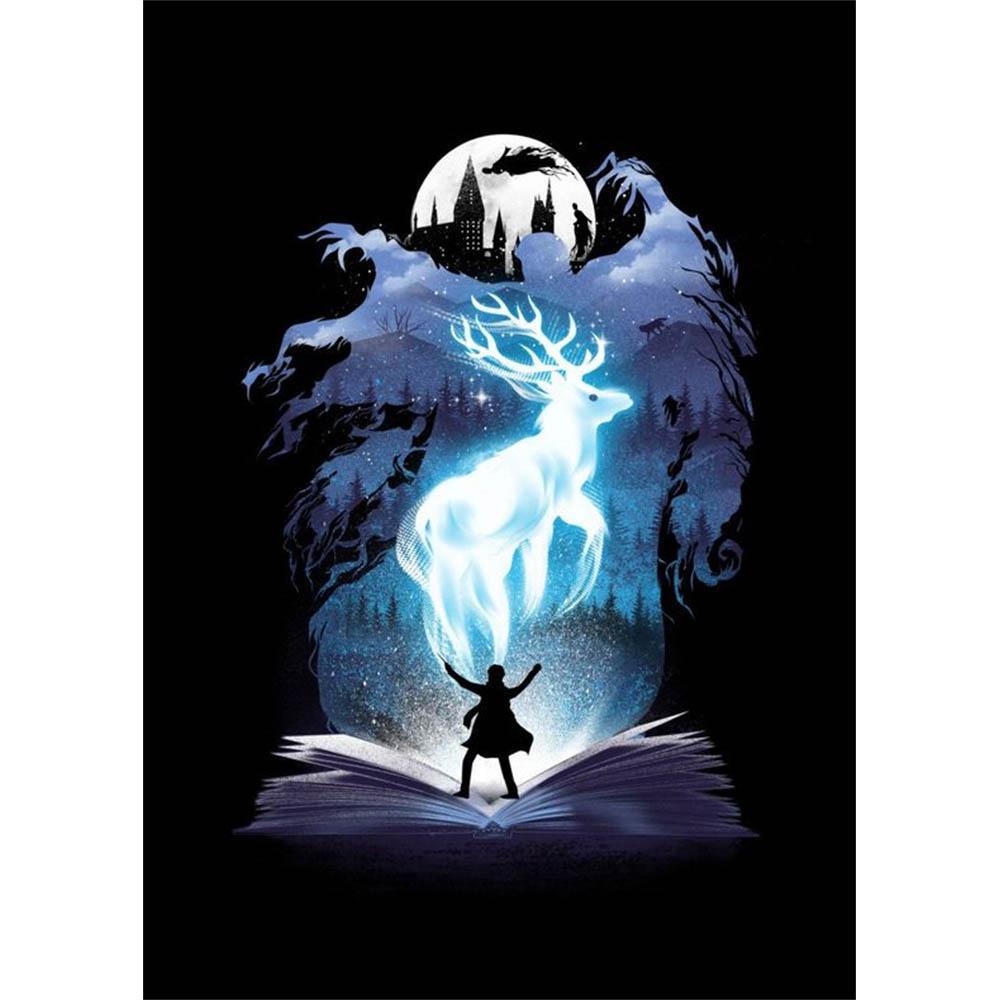 5d Diamond Painting Kit Harry Potter Magic Cross Stitch Embroidery Jewelry Room Wall Decor Handmade Mosaic Children's Gift