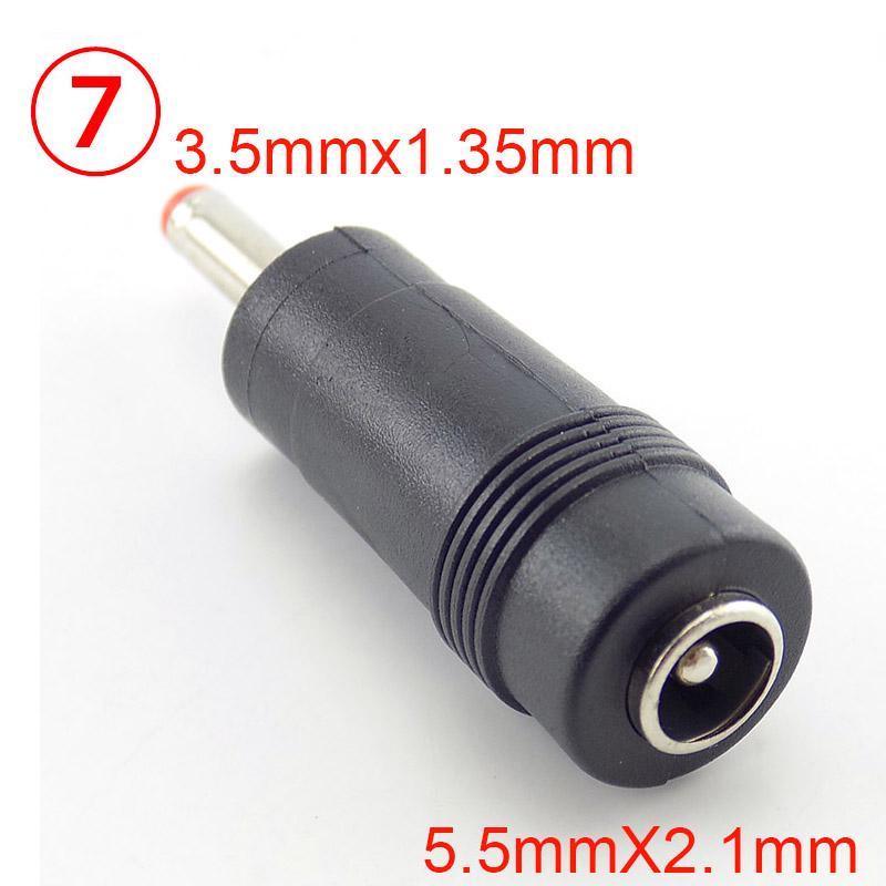

2x DC 5.5X 2.1 мм 2.5 мм 3.5x1.35 мм 4.0x1.7 мм мужской женский на 3.5 мм 5.5x2.5 мм мужской женский разъемы разъем питания 6.5 мм m/mf/m no.7