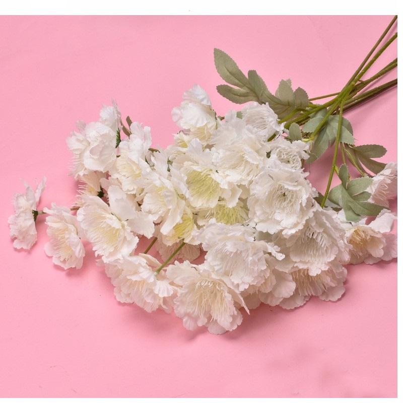 Fiori di peonia artificiale Bouquet di seta Piante finte per la decorazione domestica di nozze in porta