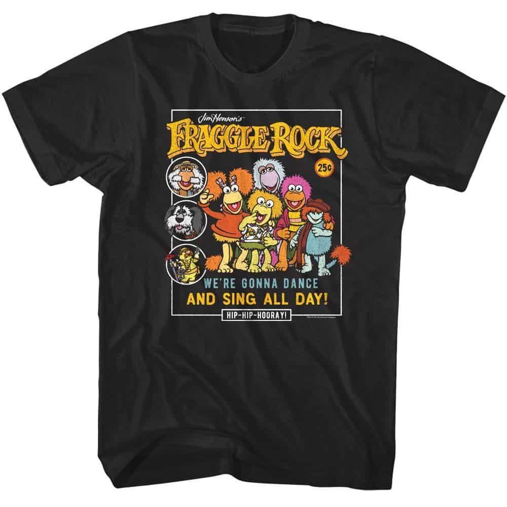 Fraggle Rock Hip-Hip Hooray Men s T Shirt S