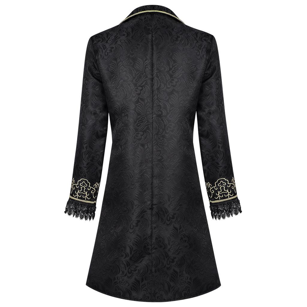 Medieval Prince Costume Set For Halloween Cosplay With Polyester Fabric For Stage Performance