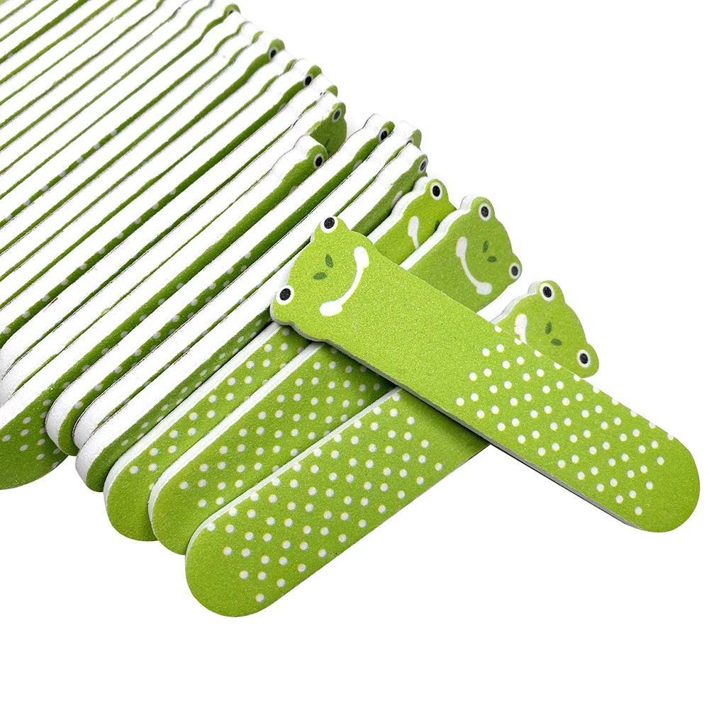 Cute Animals Mini Small Nail Buffer File Sandpaper Finger Tips Buffing File Manicure Salon Tools