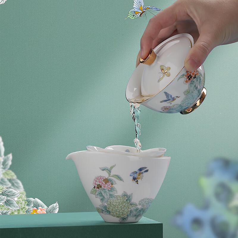 Festive Reunion Ceramic Tea Set