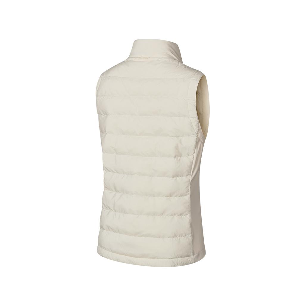 Saucony Running Training Series Hooded Zip Windproof Water-Resistant Warmth 3-In-1 Jacket Women outerwear Antique-White SA1259TT01T-WT025