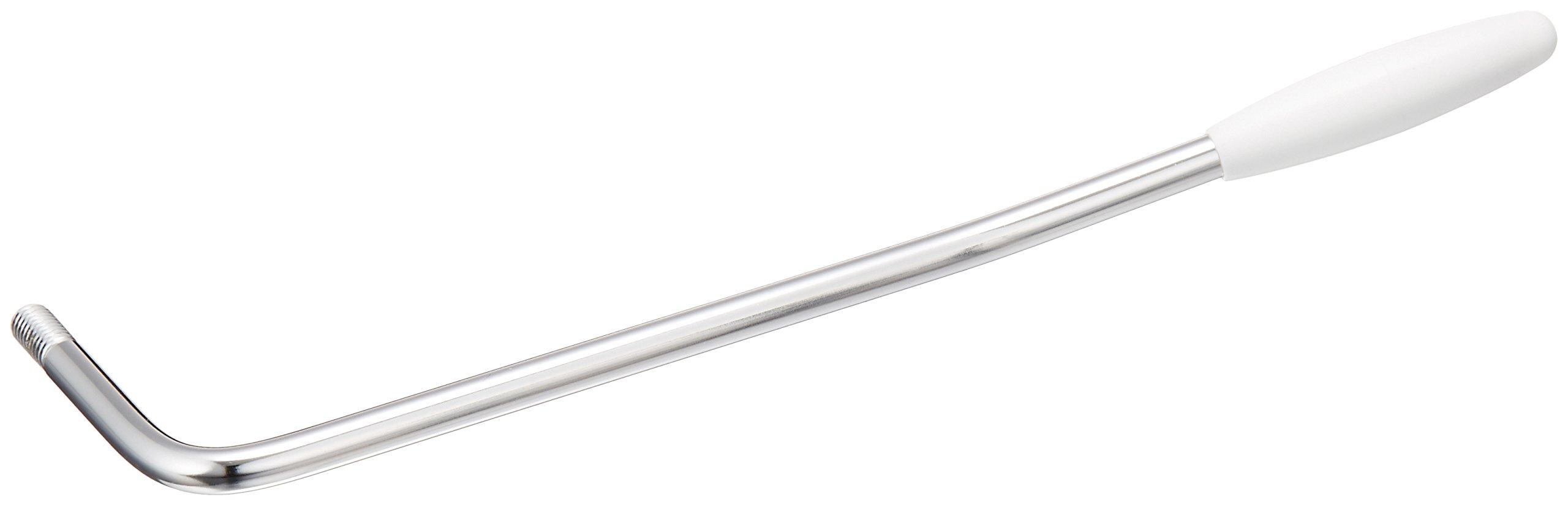 SCUD Tremolo 5mm White Chrome Arm, diameter, Screw-type, Cap, ARM-W50C