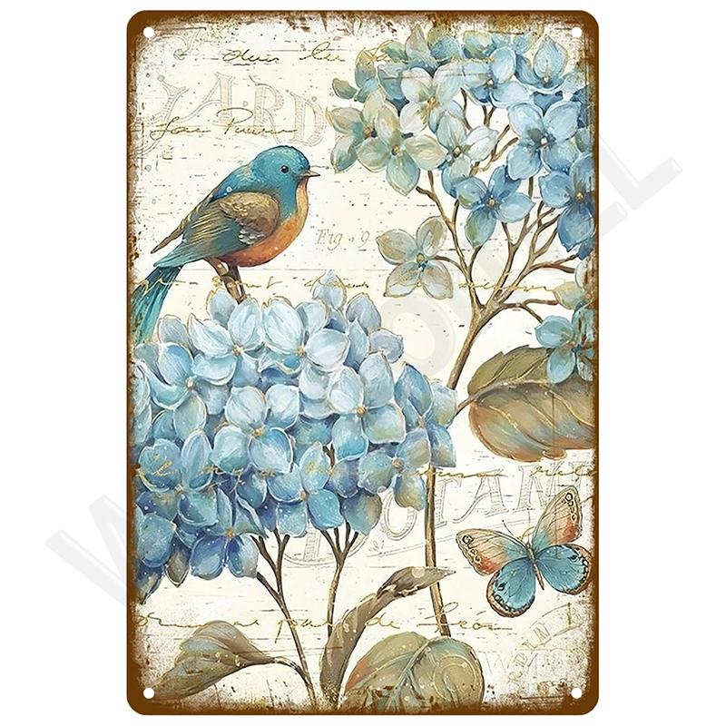 Retro Wall Art Mural Outdoor House Bathroom Home Room Decorations Decor Vintage Metal Signs Plates Tin Sign Posters Man Cave Bar