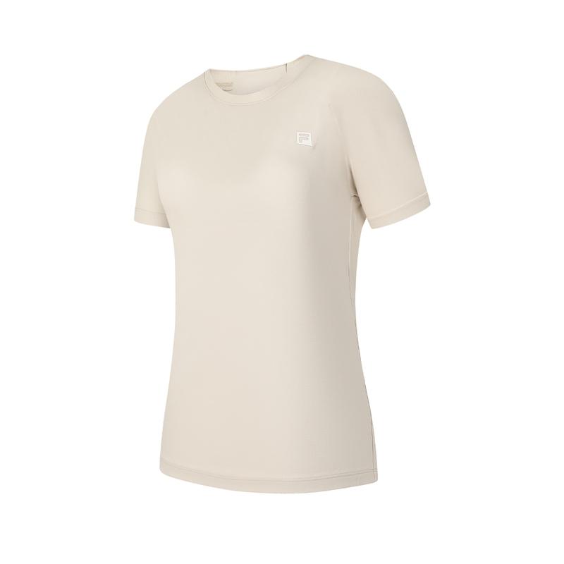 

New FILA x BBC EARTH T Shirt Women s Camel A11W437101FBG 160/80A/S