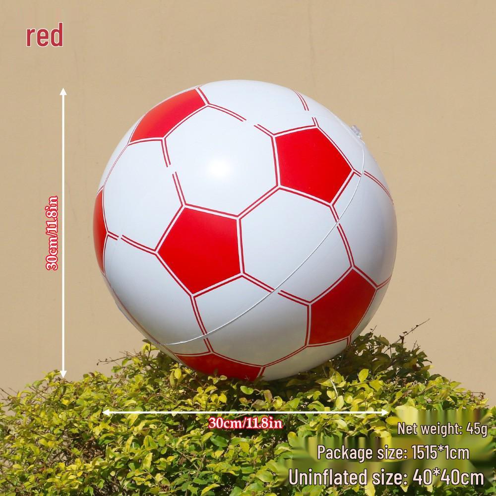 PVC Inflatable Transparent Beach Ball with Blue Sequins for Water Play and Photo Props