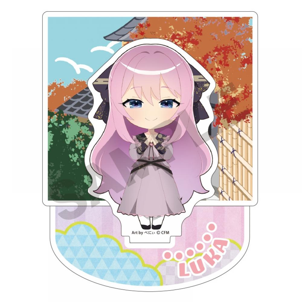 

Vocaloid Hatsune Miku Diorama Acrylic Stand Megurine Luka Hannari 2024 Mini Character