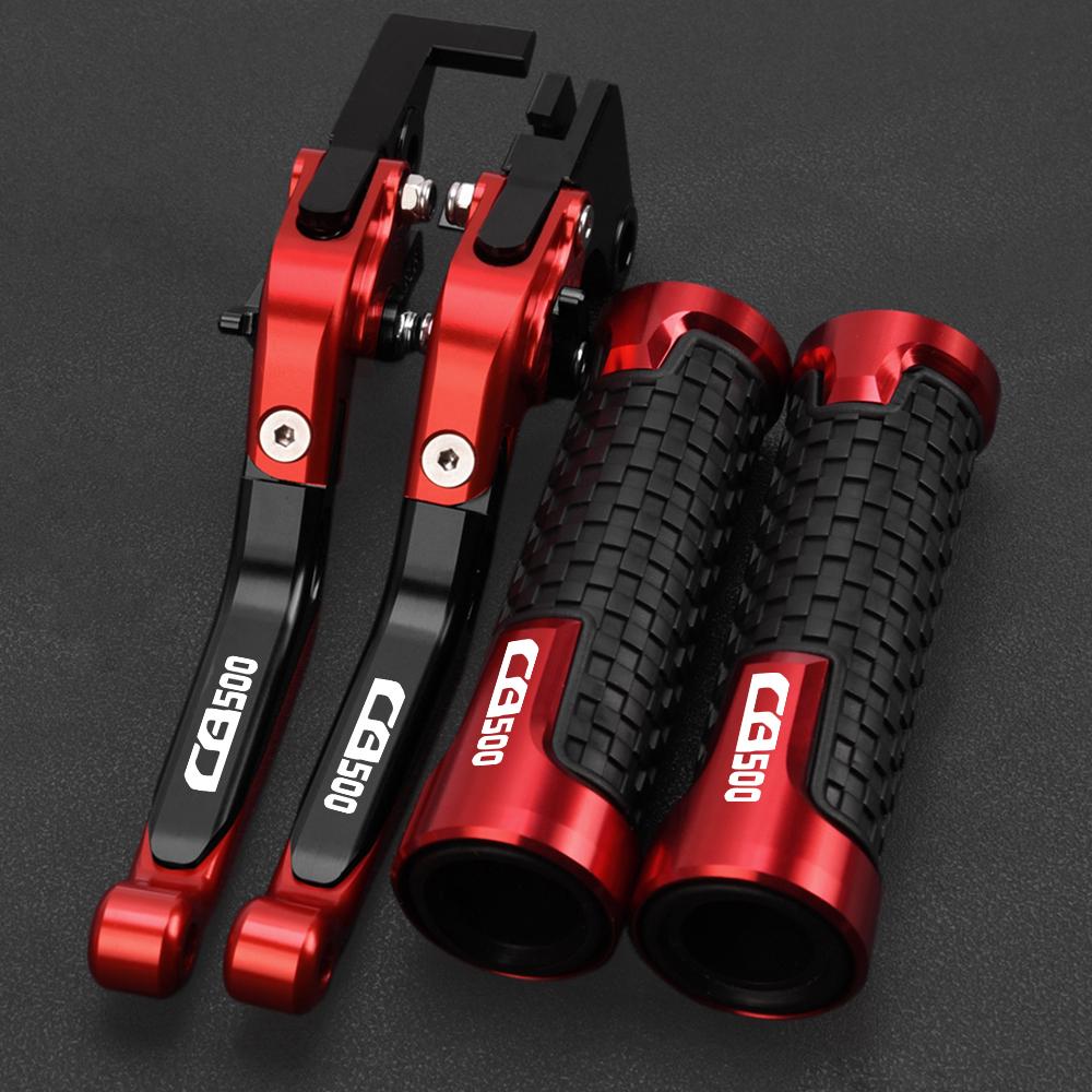 Motorcycle CNC  Adjustable Extendable Folding Brake Clutch Levers Handle Grips For HONDA For Honda CB500 CB 500 1994 1995