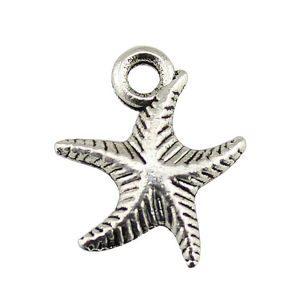 Starfish Charms Multi Color Metal Pendants For Beach Themed DIY Jewelry Accessories