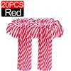 100/10x Red Green Candy Pendants Christmas Tree Hanging Candy Cane Ornaments Xmas Party Tabletop Decoration Cane Crafts Supplies