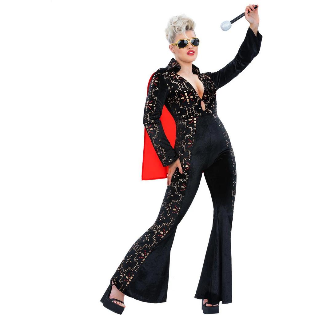Set Costume con Strass Elvis Presley Donna/Signora