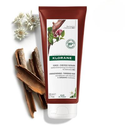 Après-shampoing fortifiant pour cheveux clairsemés à la quinine et à l'edelweiss 200 ml