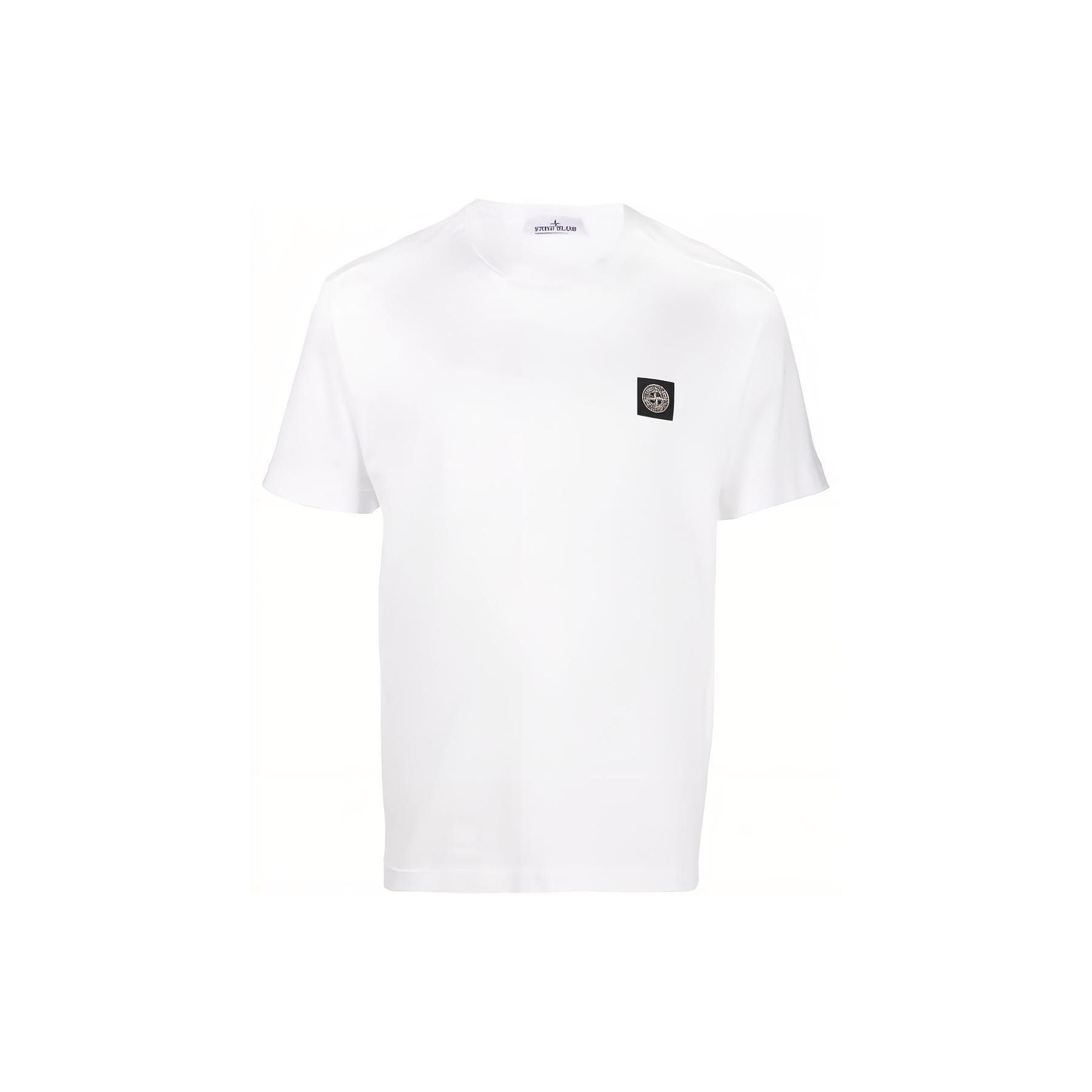 

Stone Island Compass Patch Logo Short-Sleeve T-Shirt White Men Tops 101524113-A0001 XXL