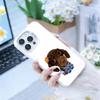Goofy Dogs Big eyes Phone Case For IPhone 16 17 15 14 12 13 Pro Max Black Color Shockproof Cover