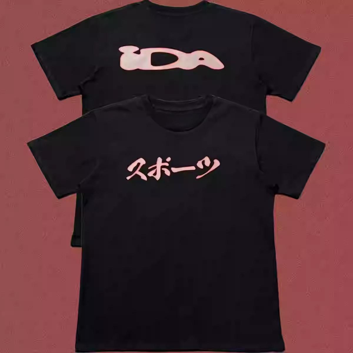 IDA SPLY American Street Short Sleeve Letter Print West Coast DRILL Style Hip Hop Trend TShirt Breathable 4XL