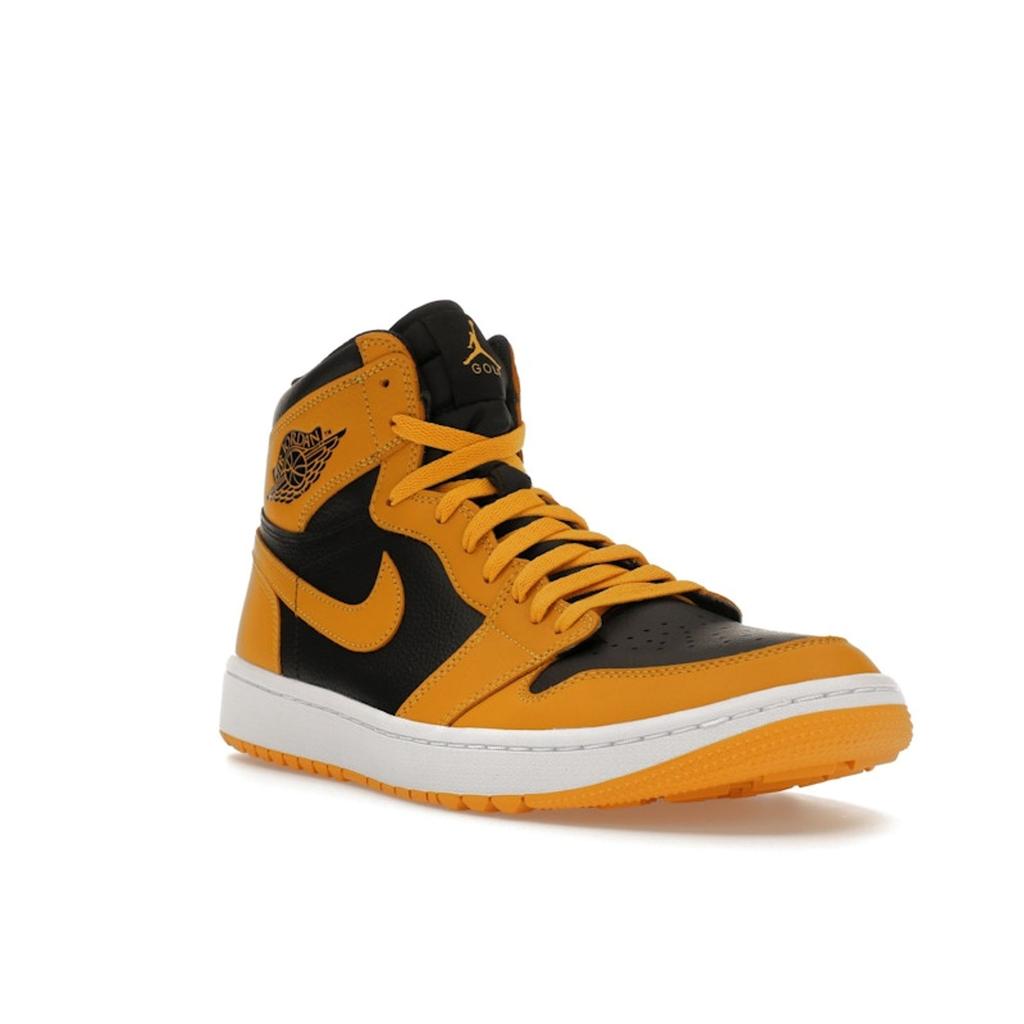 Air Jordan 1 High Golf Pollen Unisex Sneakers Yellow Black White DQ0660-700