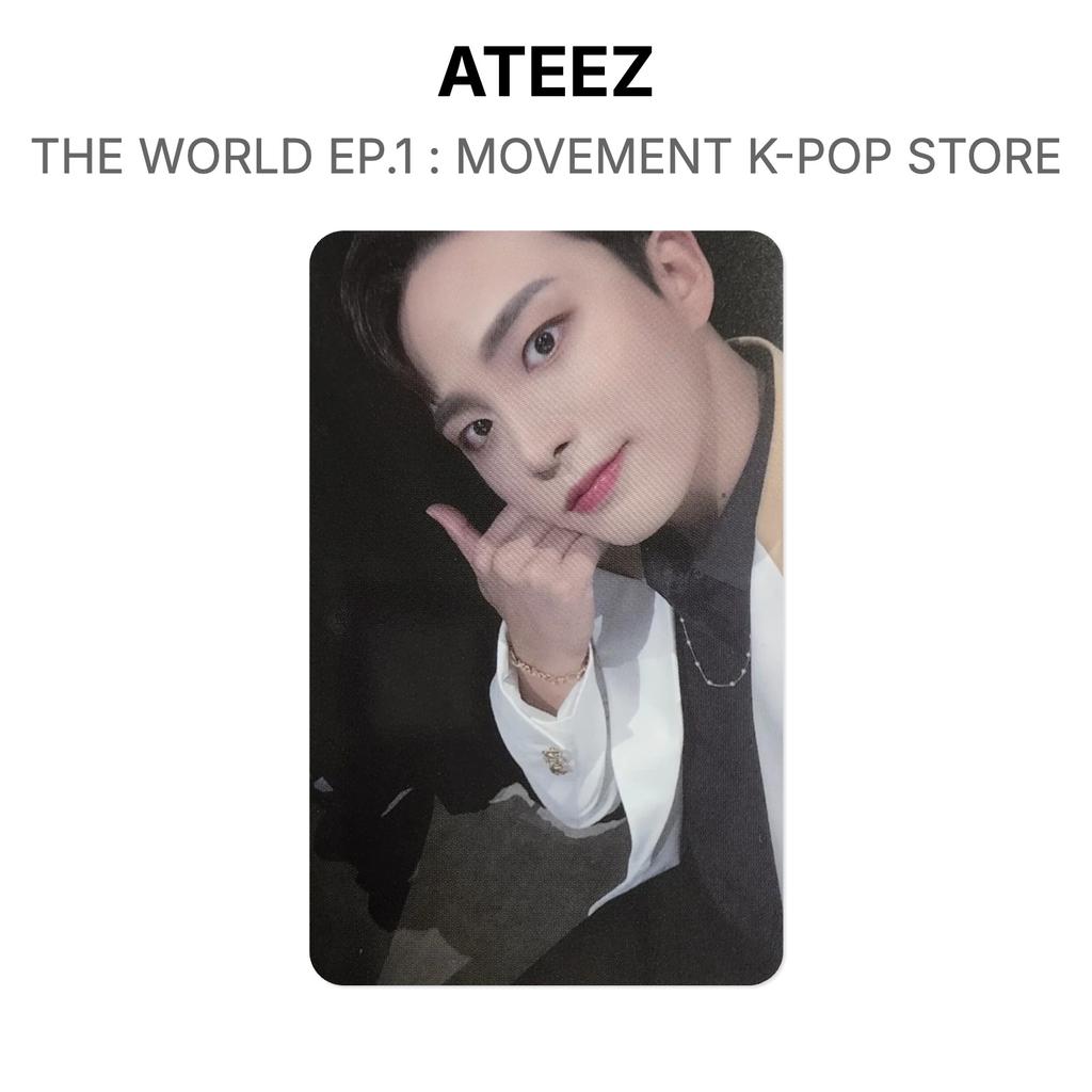 ATEEZ JONGHO THE WORLD EP.1 : MOVEMENT K-POP STORE Official Photocard