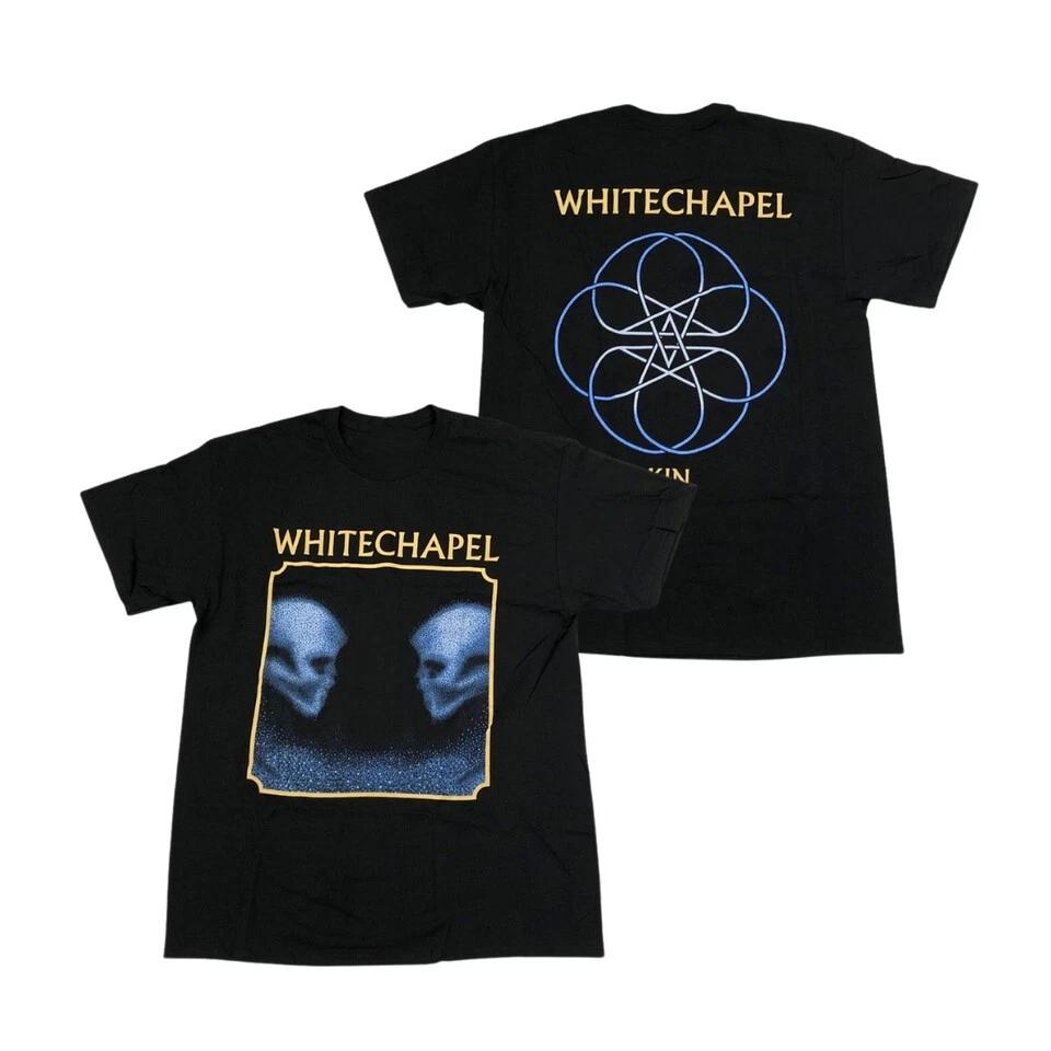 

Whitechapel Band Logo Men Women Double Side Black All Size Shirt OM94 M