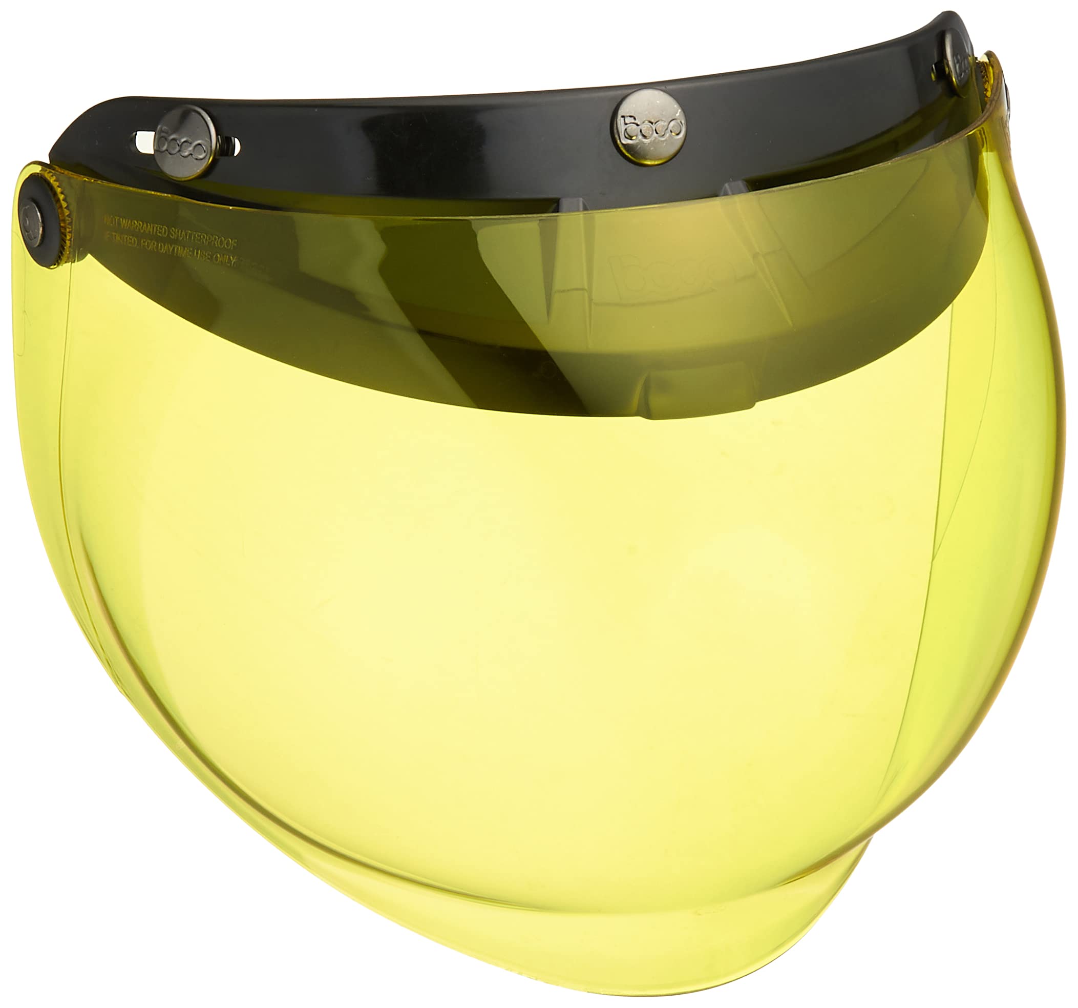 

Helmet Shield Bubble Shield Opening and Closing Type with Base Yellow [BOGO] Flip-up BG09-B7