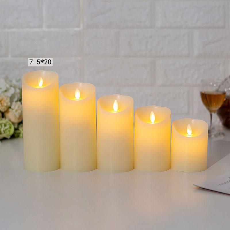 Rechargeable LED Candle Lights with Remote Control for Weddings, Birthdays, and Romantic Proposals