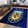 Tappeto Blu con Design Logo AFA e Motivo a Tre Stelle Adatto per l'uso come antiscivolo per divani di soggiorno e camere da letto