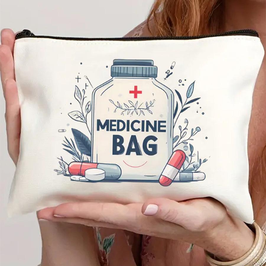 Digital Printing, Makeup Bag, Portable, Item Bag, Portable, Medication Storage Bag, Gift Packaging, Wedding Souvenir Packaging, Travel Makeup Bag