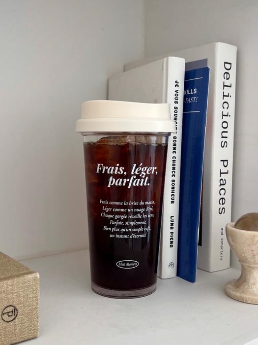 Mint Moment French Reusable Tumbler Cup 473ml